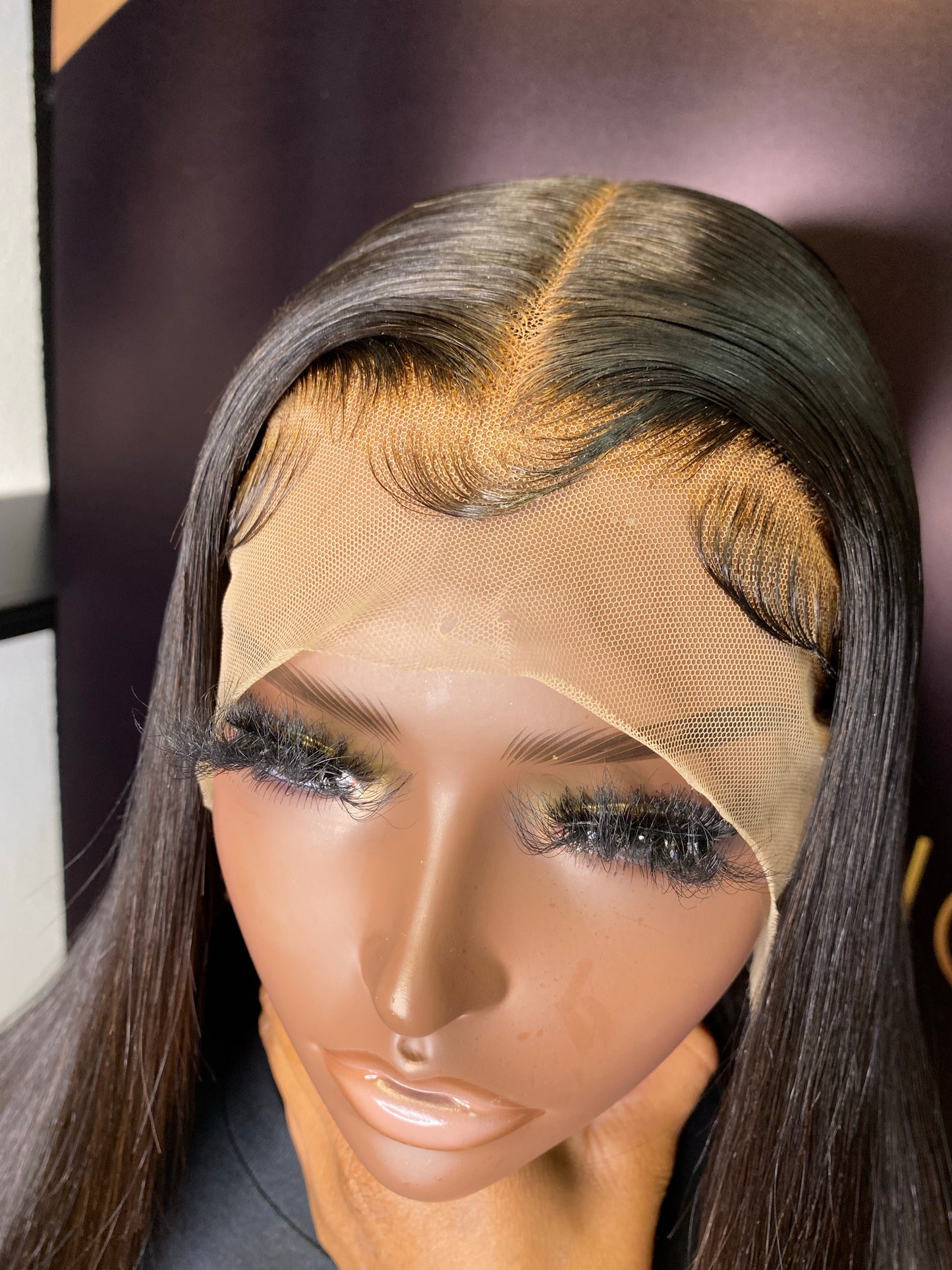 26 INCH FRONTAL LACE WIG NATURAL BLACK