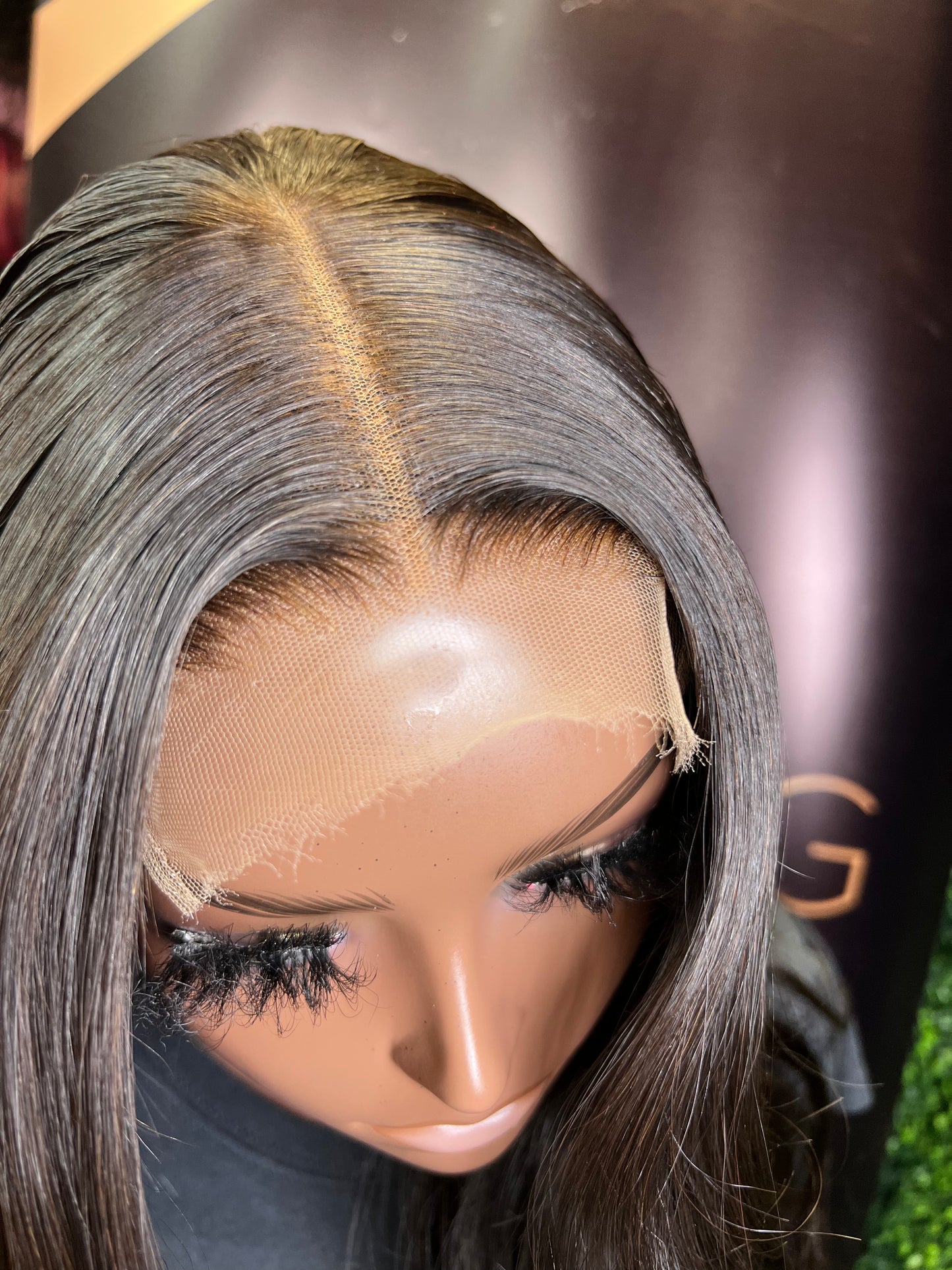 GLUELESS HD 5X5 CLOSURE WIG 22 INCH NATURAL BLACK