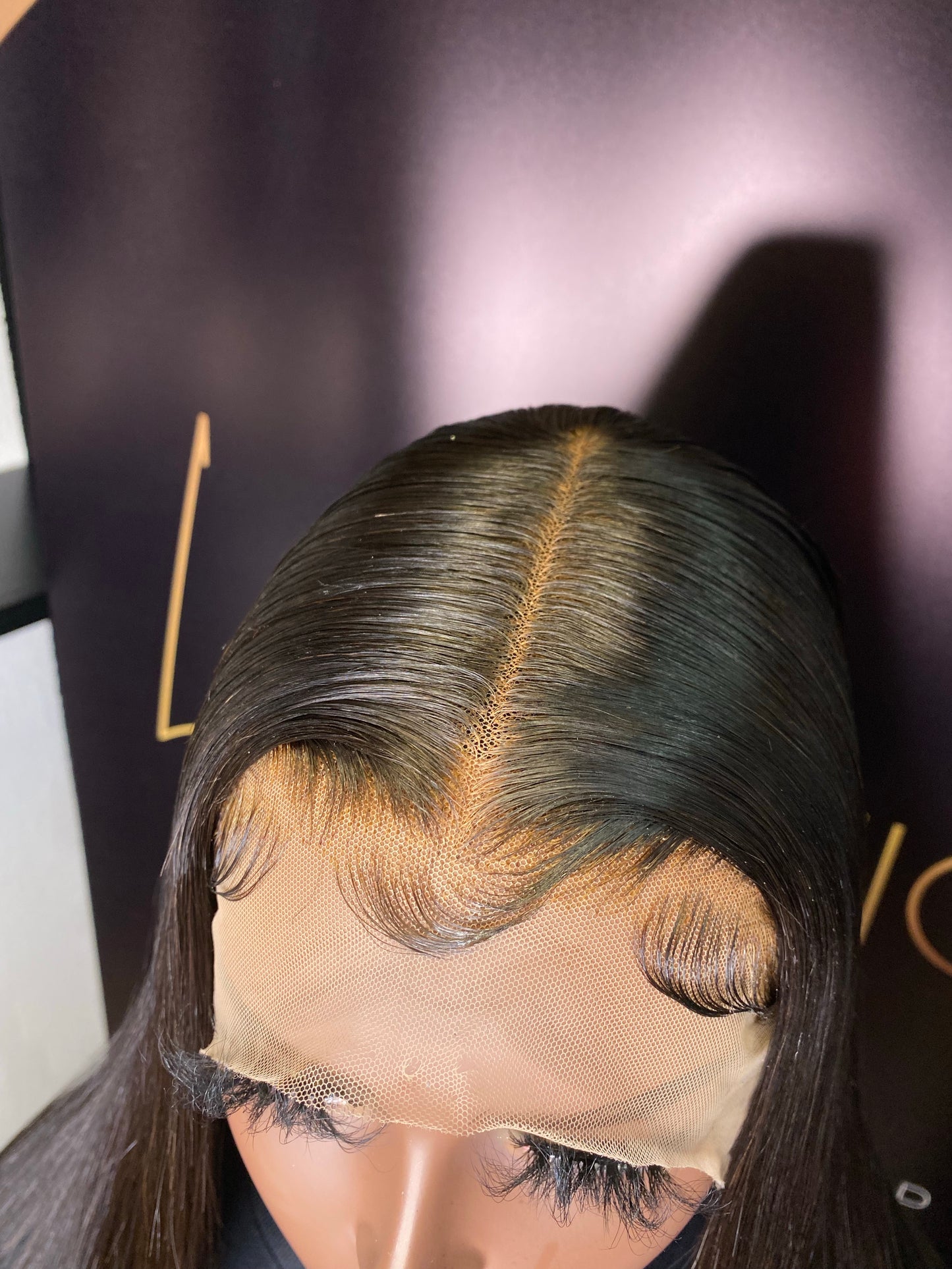 26 INCH FRONTAL LACE WIG NATURAL BLACK