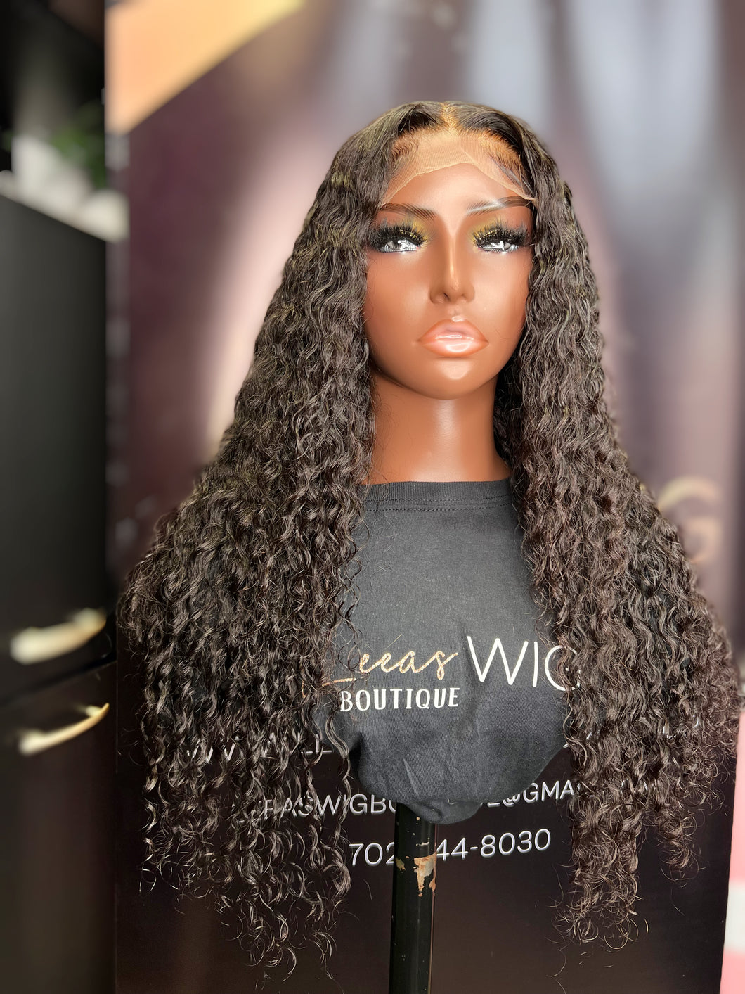 5X5 CLOSURE WIG 22 INCH DEEP WAVY