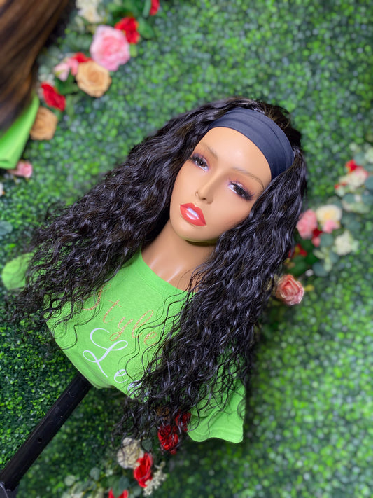 HEADBAND WIG ITALIAN CURLY (wet & wavy)