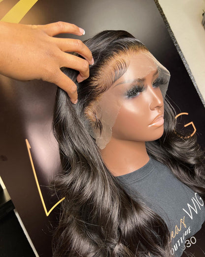 HD LACE FRONTAL WIG 20 Inch Natural Black