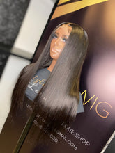 Load image into Gallery viewer, HD 5X5 CLOSURE WIG 22 INCH NATURAL BLACK
