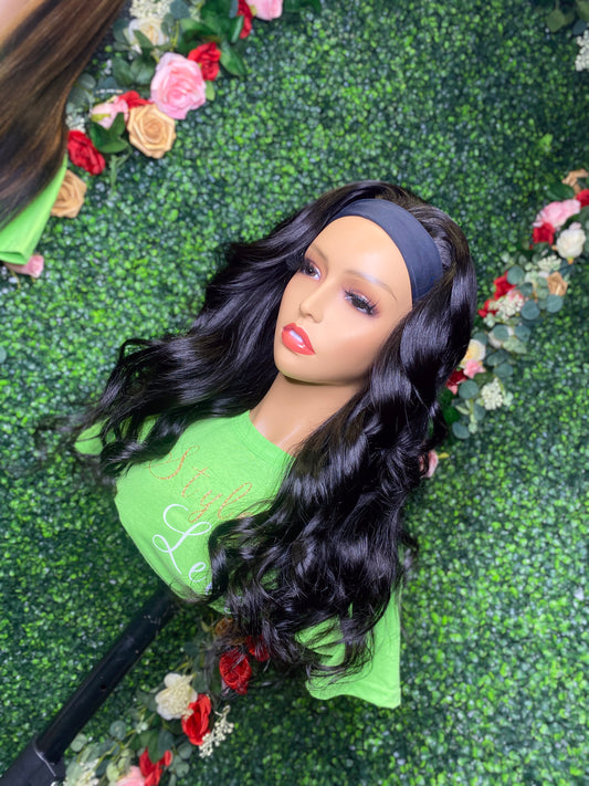 HEADBAND WIG BODYWAVE CURLED
