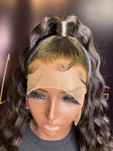 Load image into Gallery viewer, 26 INCH FRONTAL HALF UP HALF DOWN LACE WIG NATURAL BLACK
